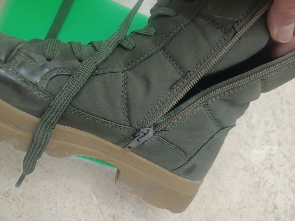 KİNETİX MARKA Fermuarlı Bayan Biker Bot - Görsel 3