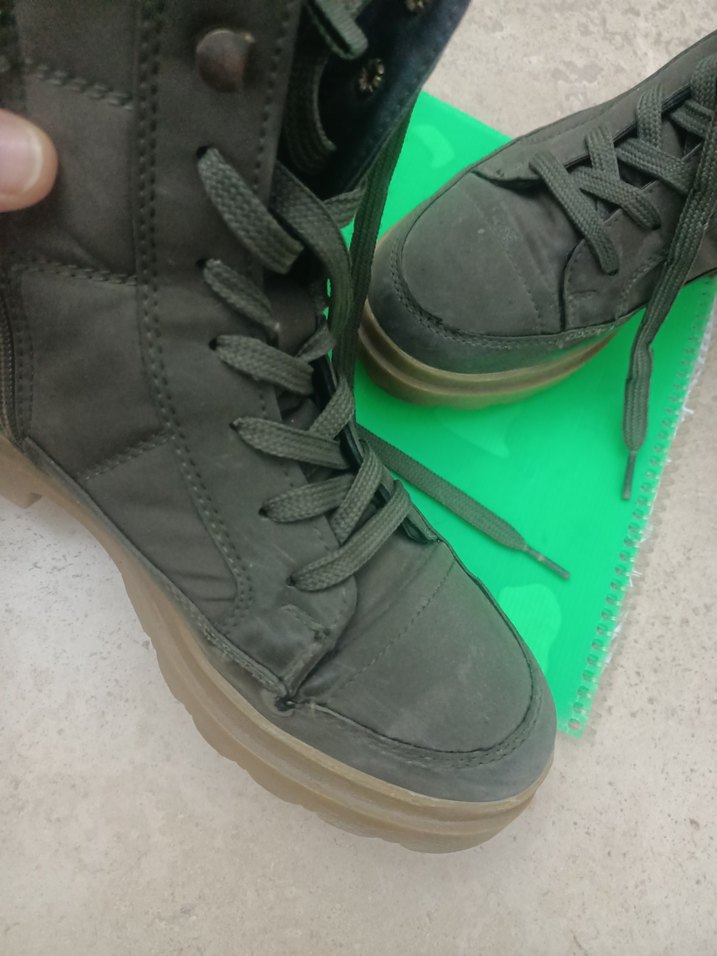 KİNETİX MARKA Fermuarlı Bayan Biker Bot - Görsel 2