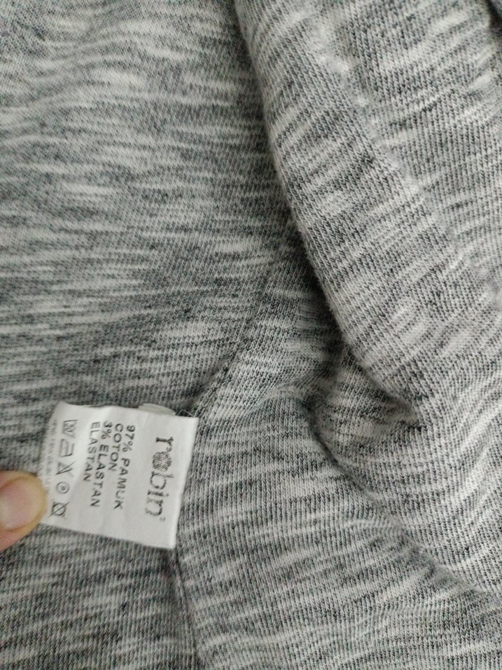 Düğmeli HAKİ Kadın Ceket Kapüşonlu - Görsel 3