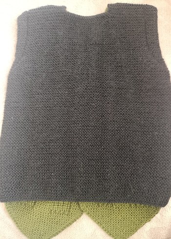 Gri ve yeşil Erkek Çocuk EFE Yeleği - Görsel 6