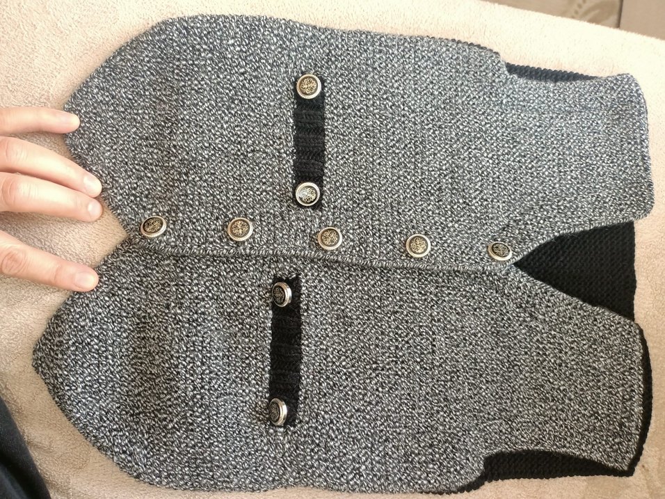 Gri ve yeşil Erkek Çocuk EFE Yeleği - Görsel 2