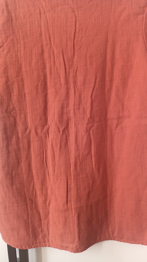 Düğmeli Kısa Kollu Keten Erkek Çocuk Tişörtü - Görsel 5