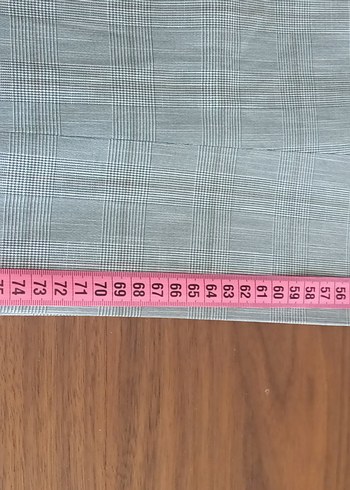 Gri Düğmeli Kadın Keten Kumaş Pantolonlar - Görsel 6