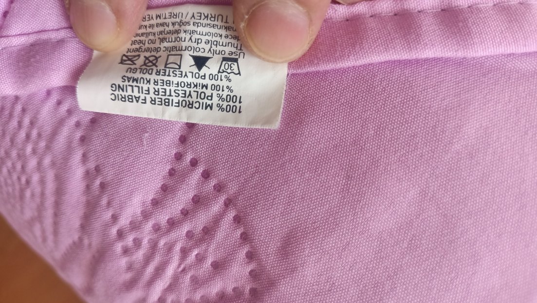 Pembe Baskılı Pastel Yatak Kılıfı - Görsel 2