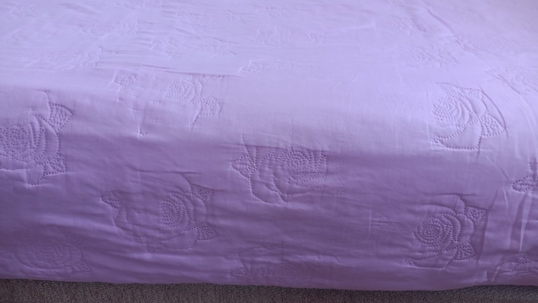 Pembe Baskılı Pastel Yatak Kılıfı - Görsel 4