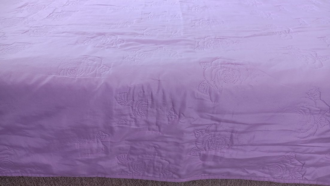 Pembe Baskılı Pastel Yatak Kılıfı - Görsel 3