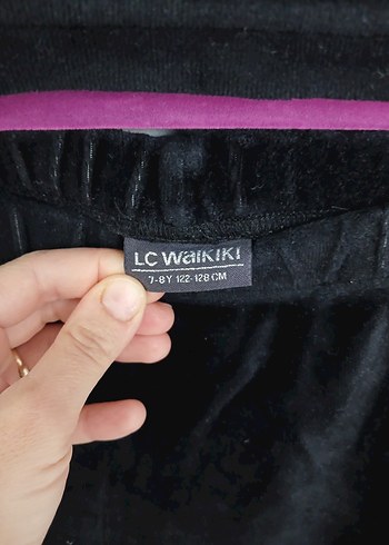 Siyah Kadife Kız Takımı, Salaş Kesim - Görsel 8