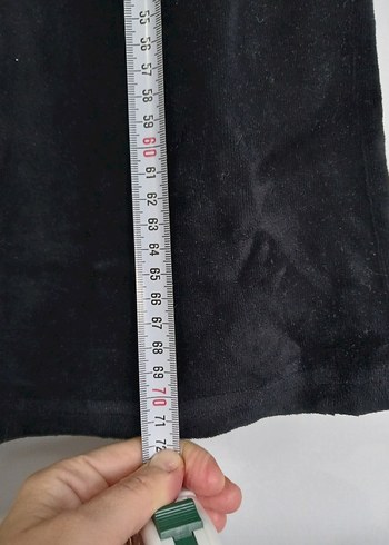 Siyah Kadife Kız Takımı, Salaş Kesim - Görsel 7