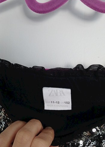 Kız Çocuk Gri Fırfırlı Mini Etek - Görsel 3