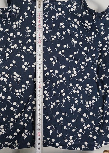 Kız çocuk Mavi Baskılı Fırfırlı Takım - Görsel 6