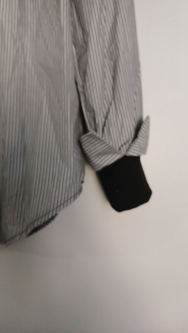 Düğmeli Gri Midi Kadın Gömlek - Görsel 3