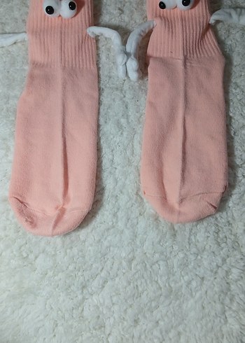 Miknatıs detayli gözlü çorap - Görsel 3