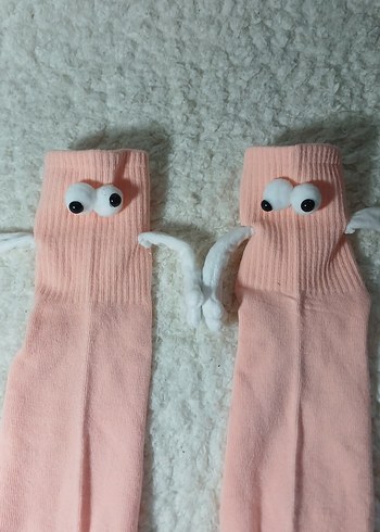 Miknatıs detayli gözlü çorap - Görsel 2