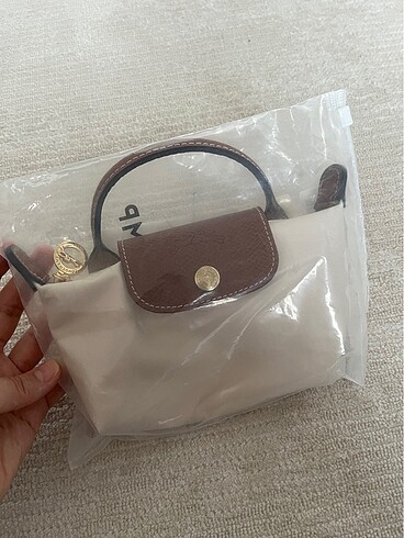  Beden Longchamp xs bej renk orjinal