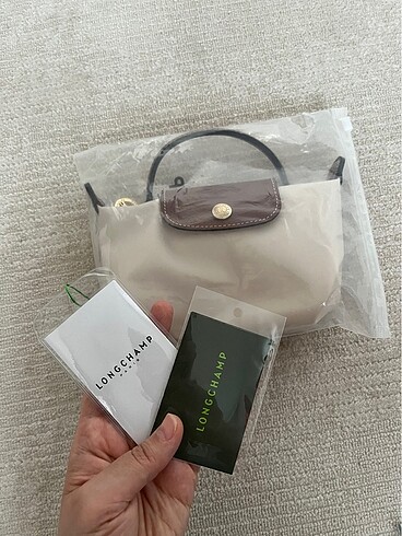 Longchamp Longchamp xs bej renk orjinal