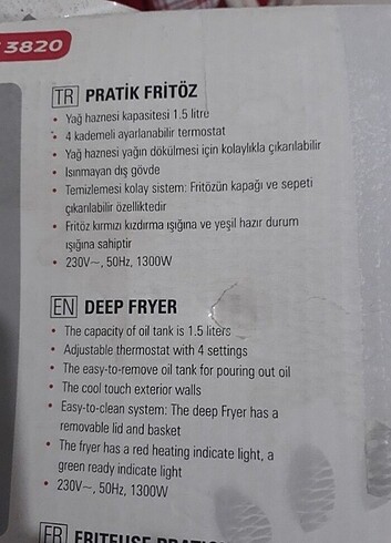 Sinbo Fritöz