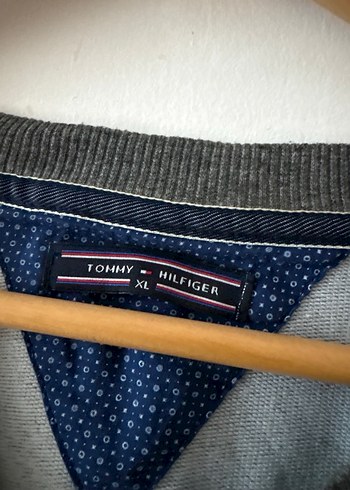 Tommy Hilfiger gri kazak - Görsel 2