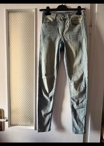 H&M mavi kot pantolon - Görsel 2