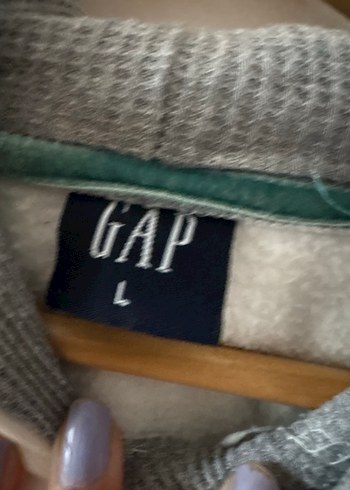 GAP Kadın Beyaz Kapüşonlu Sweatshirt - Görsel 3