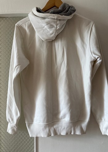 GAP Kadın Beyaz Kapüşonlu Sweatshirt - Görsel 4