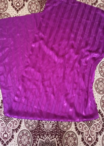 Mor Drapeli Uzun Abiye Elbise - Görsel 6