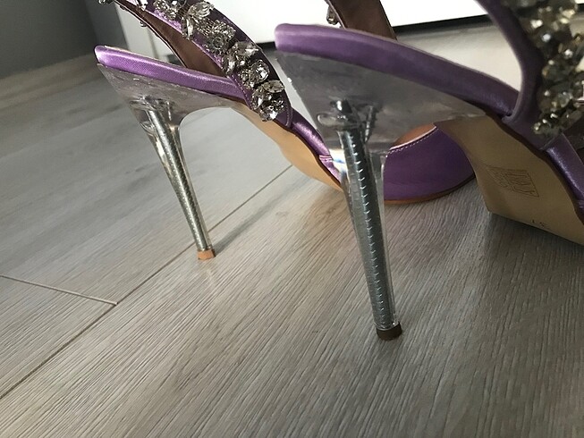 37 Beden mor Renk topuklu ayakkabı