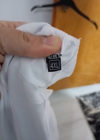 Beyaz Street Wear Erkek Tişörtü 4XL