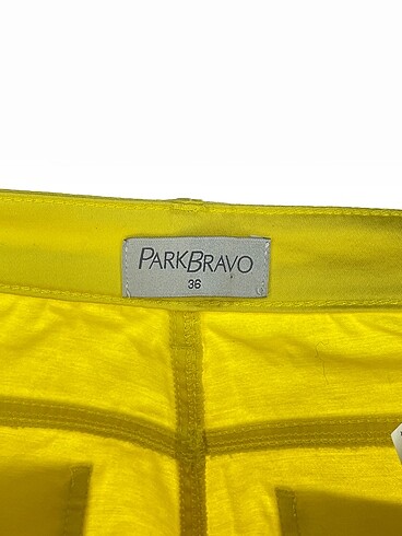 36 Beden sarı Renk Park Bravo Düz Kesim %70 İndirimli.