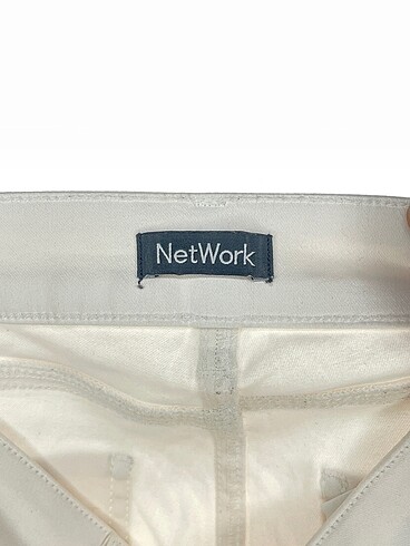 26 Beden beyaz Renk Network Jean / Kot %70 İndirimli.