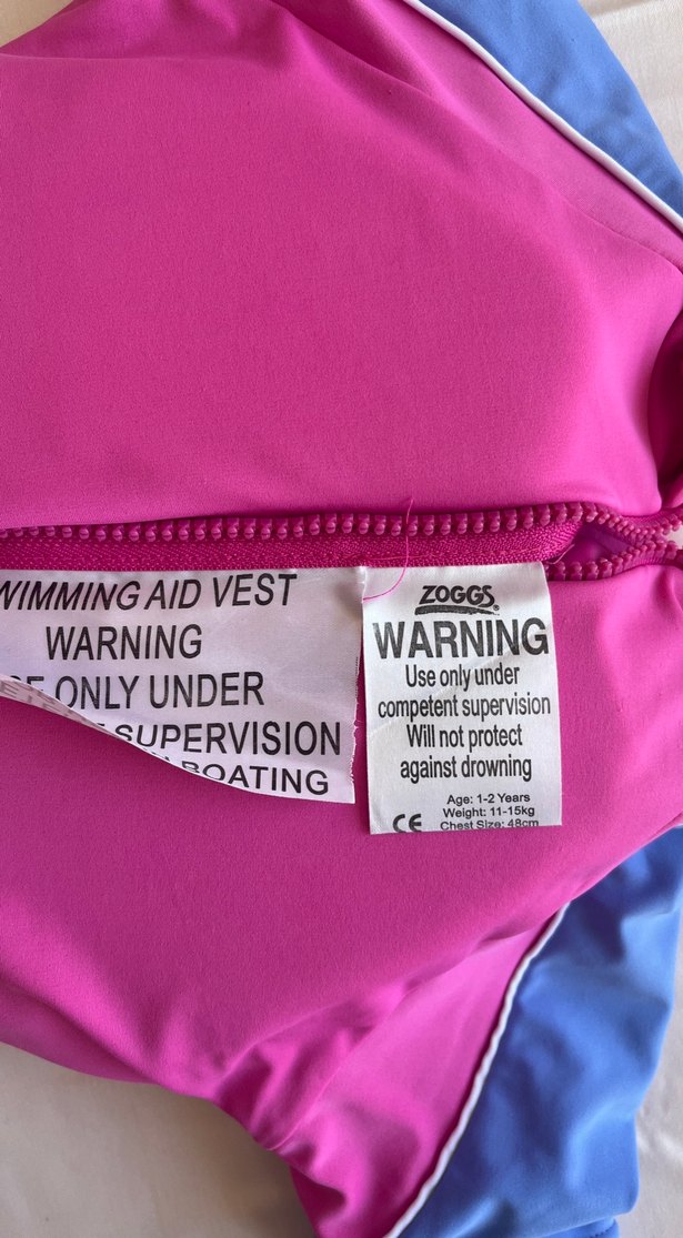 Kız Çocuk Renkli Kısa Kollu Batmayan Mayo - Görsel 3