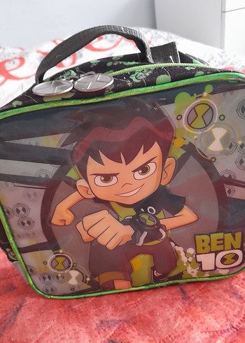 Ben 10 Temalı Yeşil Çocuk Okul beslenme Çantası