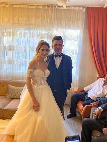 s Beden beyaz Renk Gelinlik