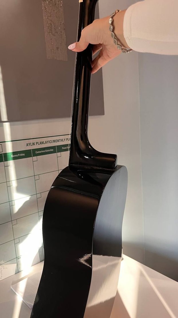 Klasik Siyah Gitar - Görsel 5