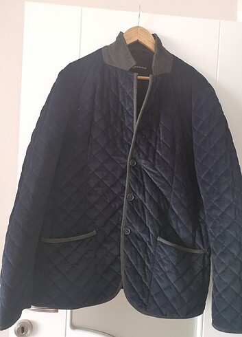 Cottonbar xxl süet kapitone ceket 