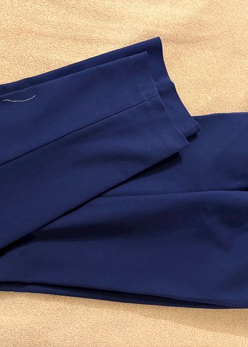 Mavi Kadın Midi Kumaş Pantolon - Görsel 2