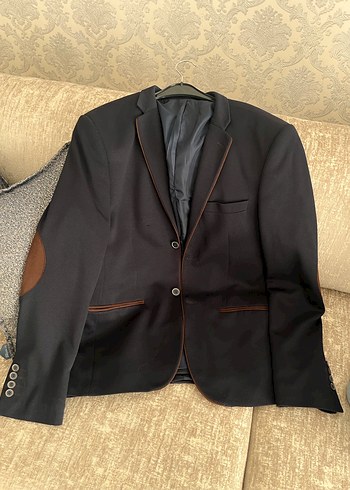 Düğmeli Klasik Kesim Erkek Ceket - Görsel 4