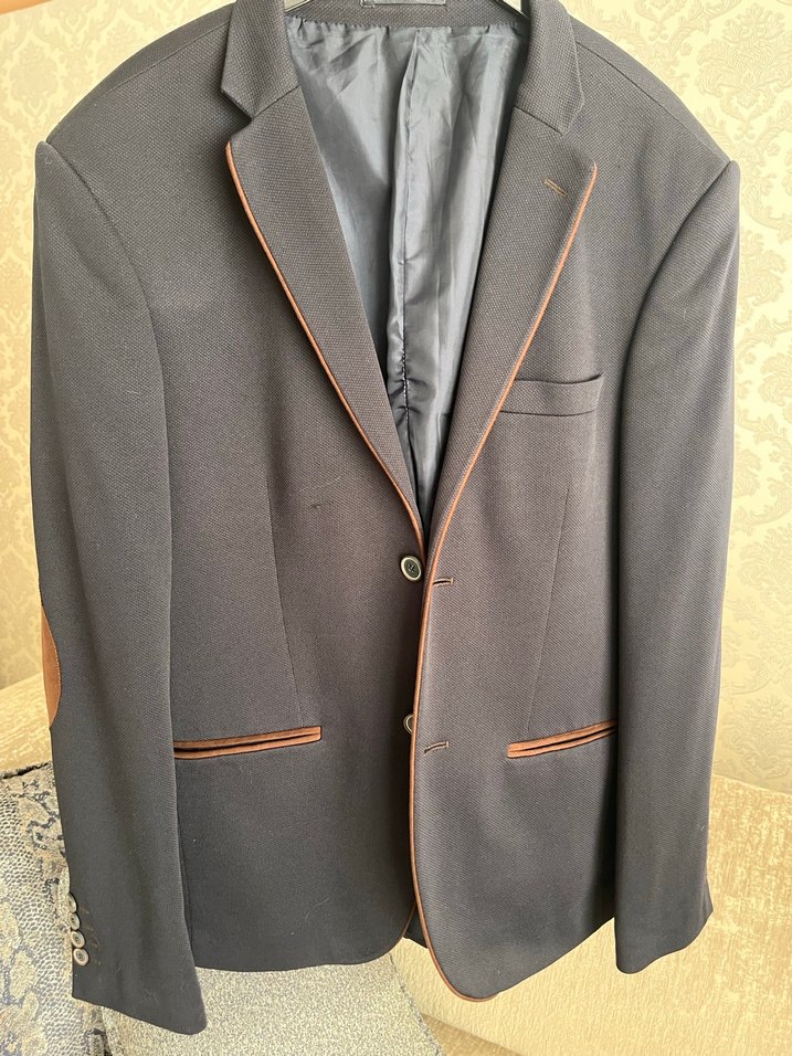 Düğmeli Klasik Kesim Erkek Ceket - Görsel 3