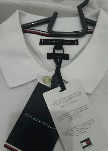 Tommy Hilfiger Beyaz Erkek Polo Tişört - Görsel 2