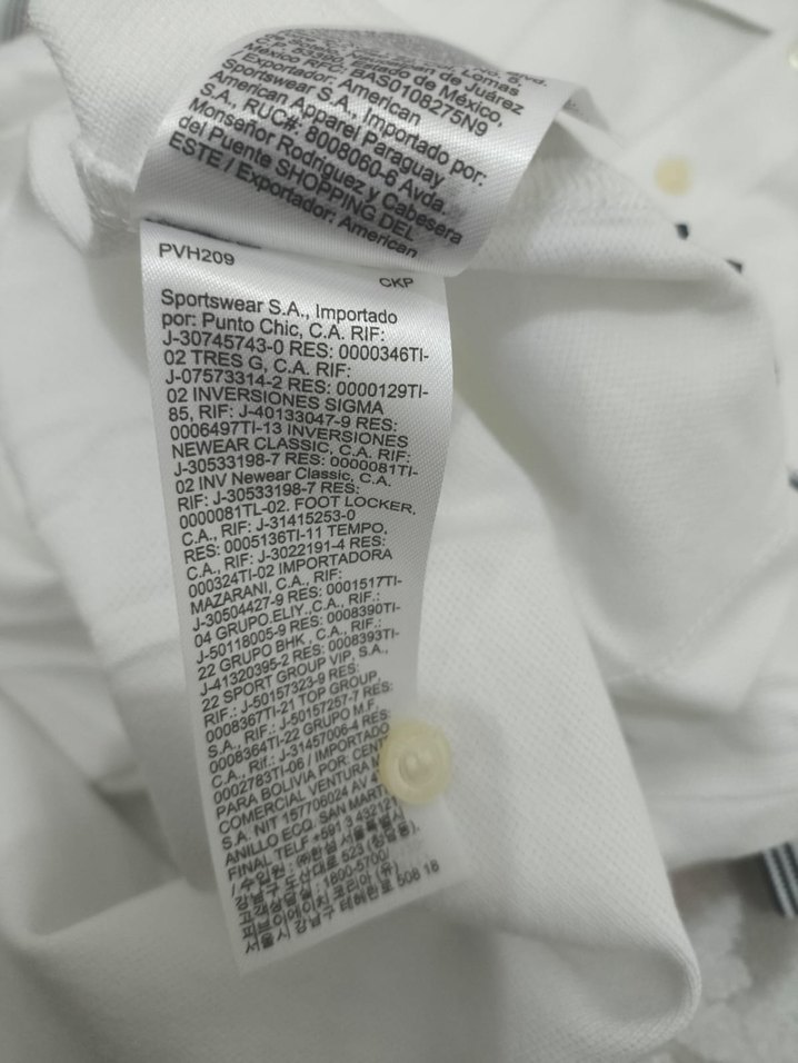 Tommy Hilfiger Beyaz Erkek Polo Tişört - Görsel 3