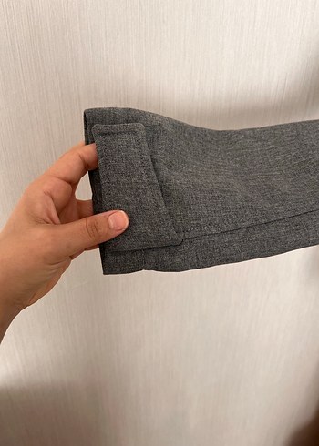 Mavi marka Erkek Gri Kapüşonlu Fermuarlı mont - Görsel 6