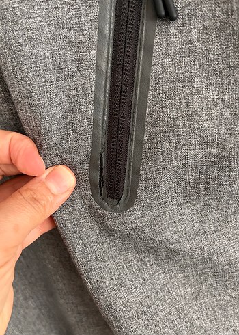 Mavi marka Erkek Gri Kapüşonlu Fermuarlı mont - Görsel 3