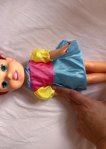 Renkli Kız Bebek Oyuncak Bebek - Görsel 3