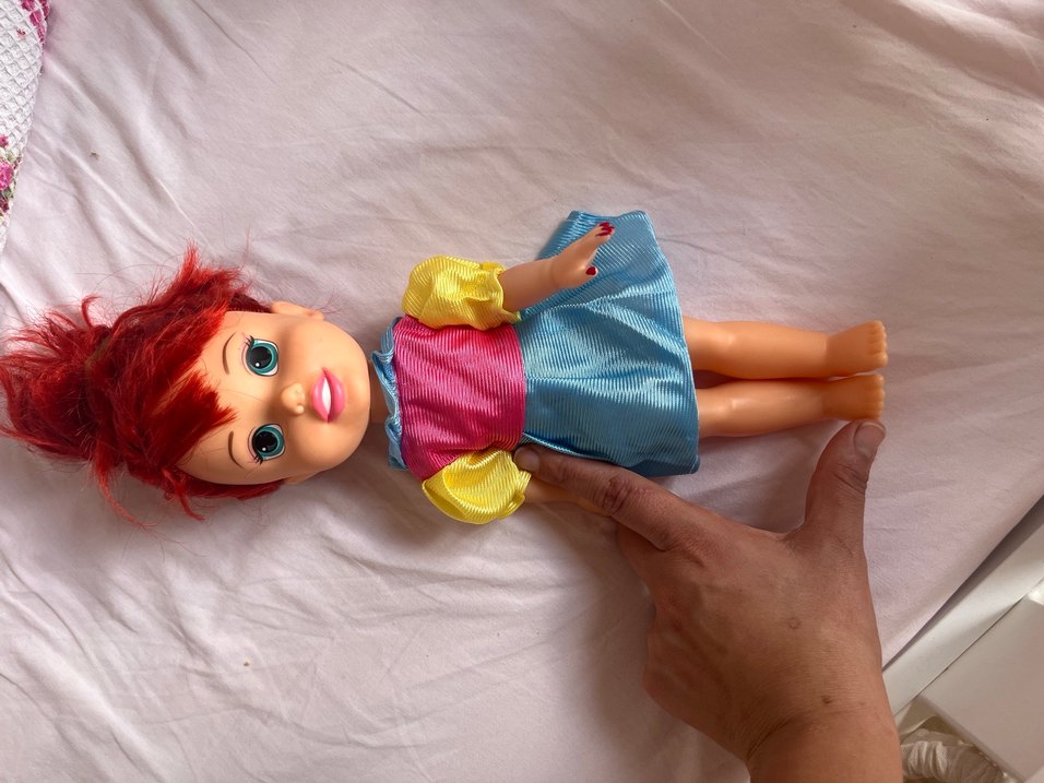 Renkli Kız Bebek Oyuncak Bebek - Görsel 3