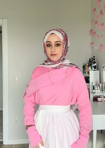 Diğer Pembe Drapeli Kadın gömlek