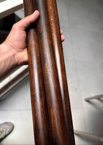 Diğer Koyu Kahverengi Ahşap Masa Ayakları ve Montaj Vidaları