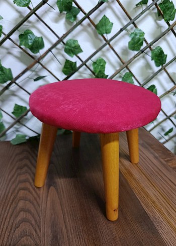 Pembe Renkli Çocuk Taburesi