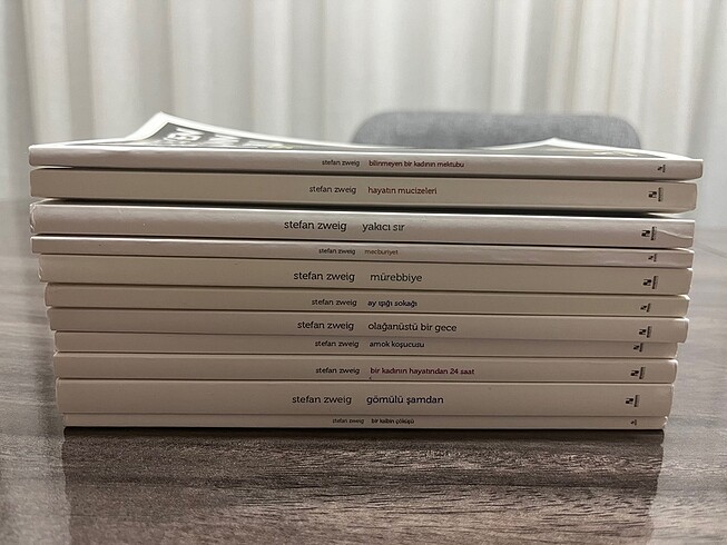 11 adet Stefan Zweıg okuma kitabı