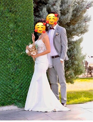 Balık model gelinlik - Görsel 4