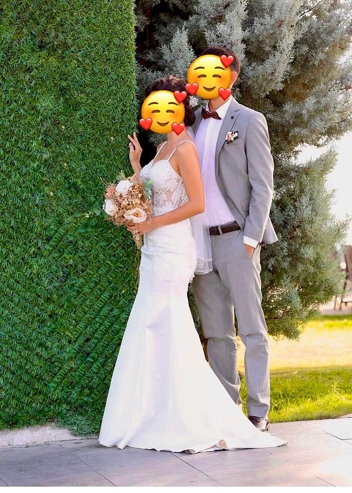 Balık model gelinlik - Görsel 4