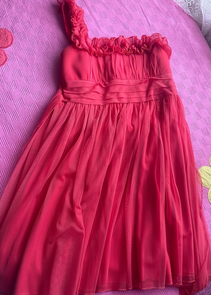 Tek Kollu Düğün Elbisesi - Görsel 2